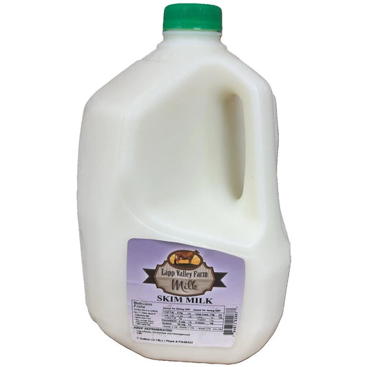 Lapp Valley Farm Skim Milk, 1 Gallon (3.78L)