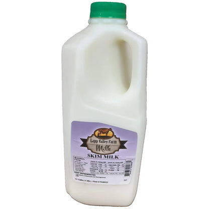 Lapp Valley Farm Skim Milk, 1/2 Gallon (1.89L)