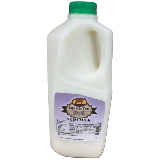 Lapp Valley Farm Skim Milk, 1/2 Gallon (1.89L)