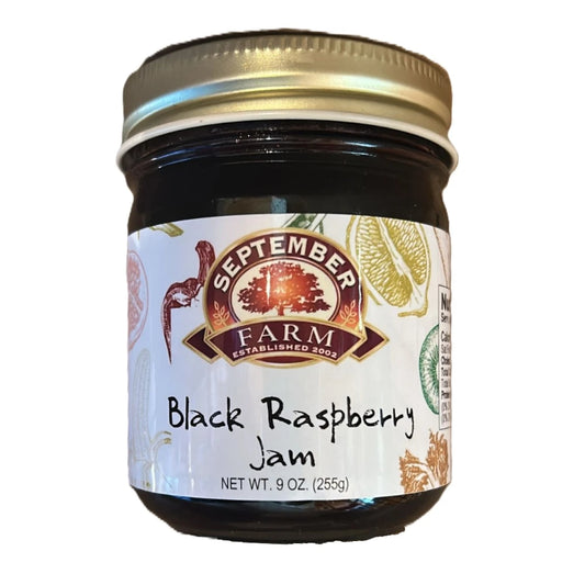 September Farm Black Raspberry Jam, 9 oz (255g)