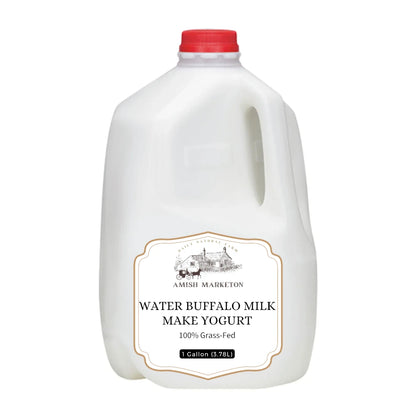 Amish Country Water Buffalo Milk For Make Yogurt, 1 Gallon (3.78L)